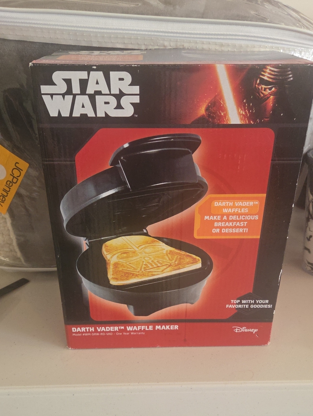 Disney Star Wars Darth Vader Black Waffle Maker